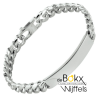 graveerarmband gourmette 6-zijdes geslepen plaat 8,5 mm 21 cm - 600254 graveerarmband gourmette 6-zijdes geslepen plaat 8,5 mm 21 cm - 600254