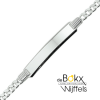 graveerarmband zilver gourmet 6 mm 18cm - 600256 graveerarmband zilver gourmet 6 mm 18cm - 600256