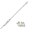 graveerarmband zilver gourmet 6 mm 18cm - 600256 graveerarmband zilver gourmet 6 mm 18cm - 600256