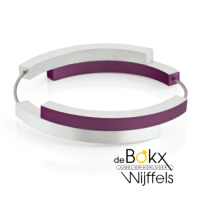 Clic by suzanne armband A32P paars met vier bogen met dubbele magneetsluitingen - 600270 Clic by suzanne armband A32P paars met vier bogen met dubbele magneetsluitingen - 600270