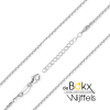Korte my imenso ketting in zilver 42+5cm - 600293 Korte my imenso ketting in zilver 42+5cm - 600293