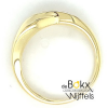 Prachtige gouden ring maat 54 met zirkonia steentje - 600303 Prachtige gouden ring maat 54 met zirkonia steentje - 600303