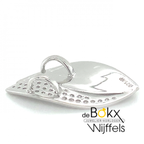 hanger zilver met veel zirkonia steenjtes - 600323 hanger zilver met veel zirkonia steenjtes - 600323