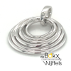 hanger zilver van Breuning met cirkels - 600324