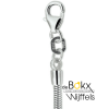 ketting in zilver met een slang schakel rond 2,0 mm 45cm - 600326 ketting in zilver met een slang schakel rond 2,0 mm 45cm - 600326