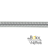 ketting in zilver met een slang schakel rond 2,0 mm 45cm - 600326 ketting in zilver met een slang schakel rond 2,0 mm 45cm - 600326