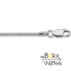 ketting slang rond 1,4 mm in zilver 45cm - 600327