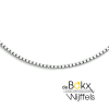 ketting venetiaans zilver 45cm 1.4mm - 600329