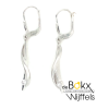 oorhangers met haken zilver met zirkonia 38mm - 600343 oorhangers met haken zilver met zirkonia 38mm - 600343