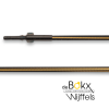 ketting 45cm spang Bastiaan inverun zwart en goud kleurig - 600349