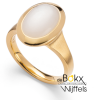 Ring Magisch Maanlicht zilver verguld met witte maansteen 54 - 600362