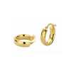 oorringen goud massief Ovaal met zilvren kern Fjory 10mm - 601220 oorringen goud massief Ovaal met zilvren kern Fjory 10mm - 601220