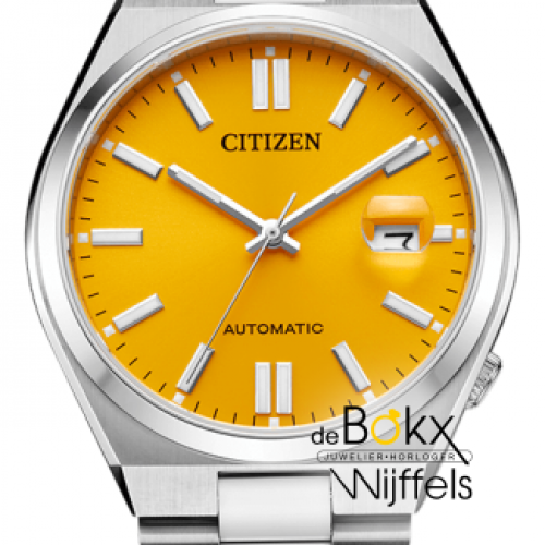 Citizen automatisch horloge NJ0150-81Z met gele wijzerplaat . - 600365