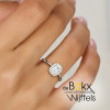 ring zilver met zirkonia "halo" maat 56 - 600370 ring zilver met zirkonia "halo" maat 56 - 600370