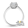 ring zilver met zirkonia "halo" maat 56 - 600370 ring zilver met zirkonia "halo" maat 56 - 600370