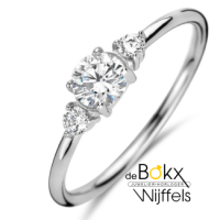 ring met zirkonia steentjes in zilver maat 56 - 600372 ring met zirkonia steentjes in zilver maat 56 - 600372