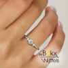 ring met zirkonia steentjes in zilver maat 56 - 600372 ring met zirkonia steentjes in zilver maat 56 - 600372