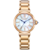 rose kleurige dames horloge van citizen met diamanten EM1063-89D - 600419