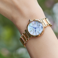 rose kleurige dames horloge van citizen met diamanten EM1063-89D - 600419 rose kleurige dames horloge van citizen met diamanten EM1063-89D - 600419