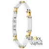 armband heren in staal en goud kleurig - 600446 armband heren in staal en goud kleurig - 600446