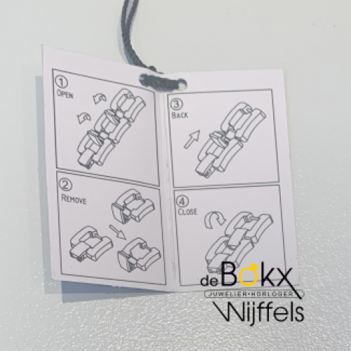 armband heren in staal en goud kleurig - 600446 armband heren in staal en goud kleurig - 600446