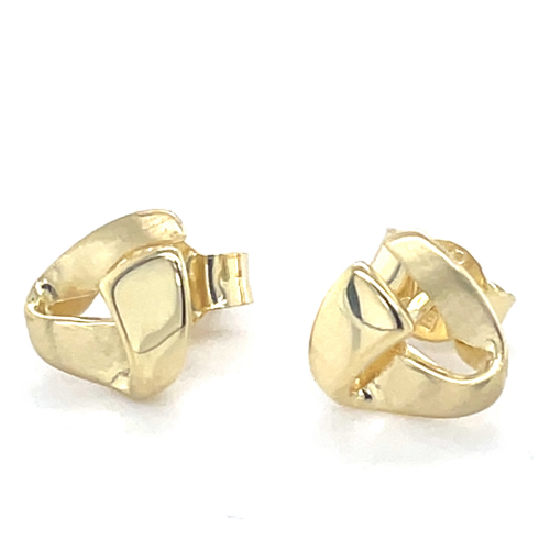 gouden oorknoppen fantasie rond 3D - 600452