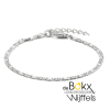 armband valkenoog met tussenstuk 2,4 mm 16 + 3 cm - 600490 armband valkenoog met tussenstuk 2,4 mm 16 + 3 cm - 600490