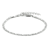 armband valkenoog met tussenstuk 2,4 mm 16 + 3 cm - 600490