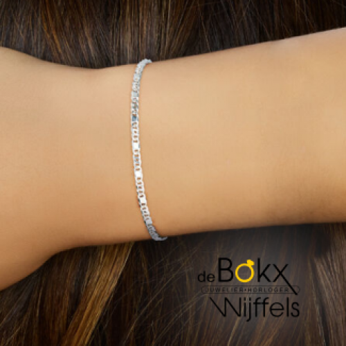 armband valkenoog met tussenstuk 2,4 mm 16 + 3 cm - 600490 armband valkenoog met tussenstuk 2,4 mm 16 + 3 cm - 600490