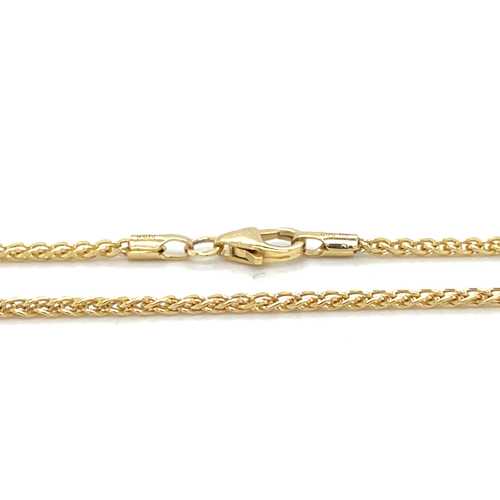 goud palmier schakelketting 45cm massief 1.7mm - 600495 goud palmier schakelketting 45cm massief 1.7mm - 600495