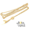 Zilver vergulde ketting en hanger Carezza met zirkonia en mop parel - 600508 Zilver vergulde ketting en hanger Carezza met zirkonia en mop parel - 600508