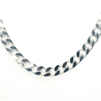 ketting gourmette 6-zijdes geslepen 2,8 mm 60cm lang - 600522 ketting gourmette 6-zijdes geslepen 2,8 mm 60cm lang - 600522