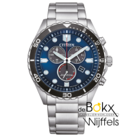 Citizen eco-drive chronograaf horloge AT2560-84L - 600539 Citizen eco-drive chronograaf horloge AT2560-84L - 600539