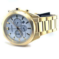 Citizen horloge goud kleurig chronograaf CA4592-85A - 600547 Citizen horloge goud kleurig chronograaf CA4592-85A - 600547