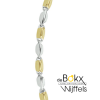 armband goud met staafjes 2mm breed 19cm lang - 600549 armband goud met staafjes 2mm breed 19cm lang - 600549