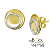 oorknoppen goud met diamant 0.02ct (2x0.01ct) h si - 600550 oorknoppen goud met diamant 0.02ct (2x0.01ct) h si - 600550