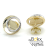 oorknoppen goud met diamant 0.02ct (2x0.01ct) h si - 600550 oorknoppen goud met diamant 0.02ct (2x0.01ct) h si - 600550