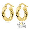 oorringen 4,0 mm gedraaide buis 17.5mm - 600551 oorringen 4,0 mm gedraaide buis 17.5mm - 600551