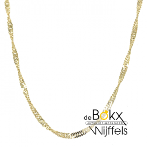 ketting goud singapore 1,8 mm 45cm - 600556