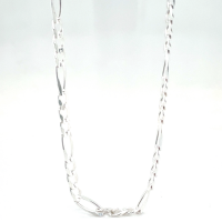 figaro schakelketting zilver 50cm 3.3mm - 600574 figaro schakelketting zilver 50cm 3.3mm - 600574