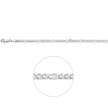 figaro schakelketting zilver 50cm 3.3mm - 600574