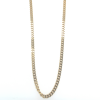 gourmet ketting 60cm 2.1mm double/goudkleurig - 600589