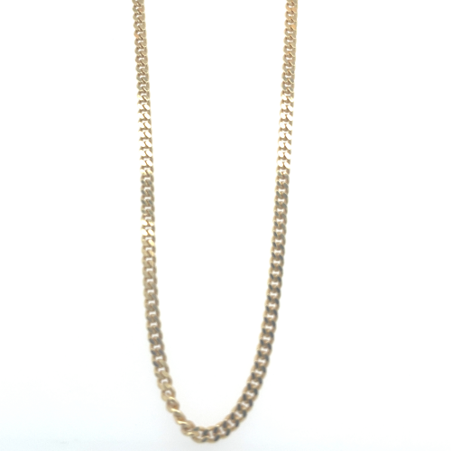 gourmet ketting 60cm 2.1mm double/goudkleurig - 600589