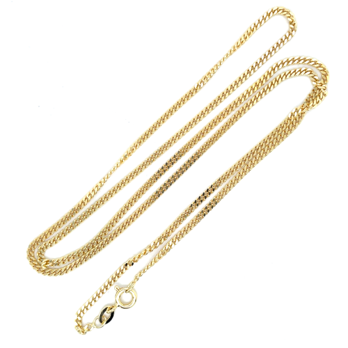 gourmet ketting 60cm 2.1mm double/goudkleurig - 600589