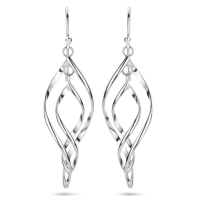 oorhangers fantasie zilver 5cm - 600595