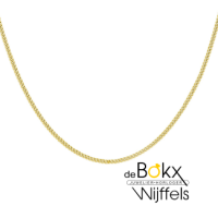 ketting gourmet met 3 micron goud op zilver 45cm 1.4mm - 600601 ketting gourmet met 3 micron goud op zilver 45cm 1.4mm - 600601