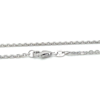 anker geslepen ketting in wit goud 45cm 1.6mm - 600616 anker geslepen ketting in wit goud 45cm 1.6mm - 600616