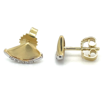 gouden oorknoppen met zirkonia - 600629 gouden oorknoppen met zirkonia - 600629