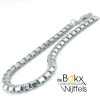 Armband fantasie schakel zilver 19cm - 600634 Armband fantasie schakel zilver 19cm - 600634