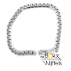 Armband fantasie schakel zilver 19cm - 600634 Armband fantasie schakel zilver 19cm - 600634